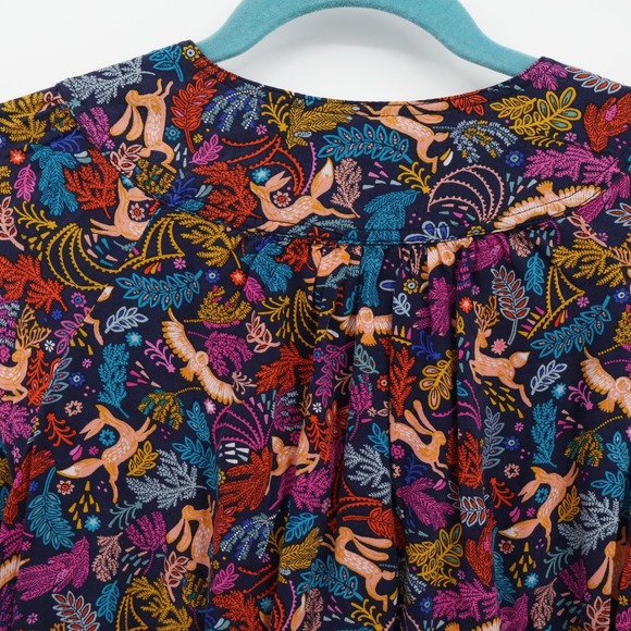 Colorful Patterned Women's Top - Picture 12 of 16